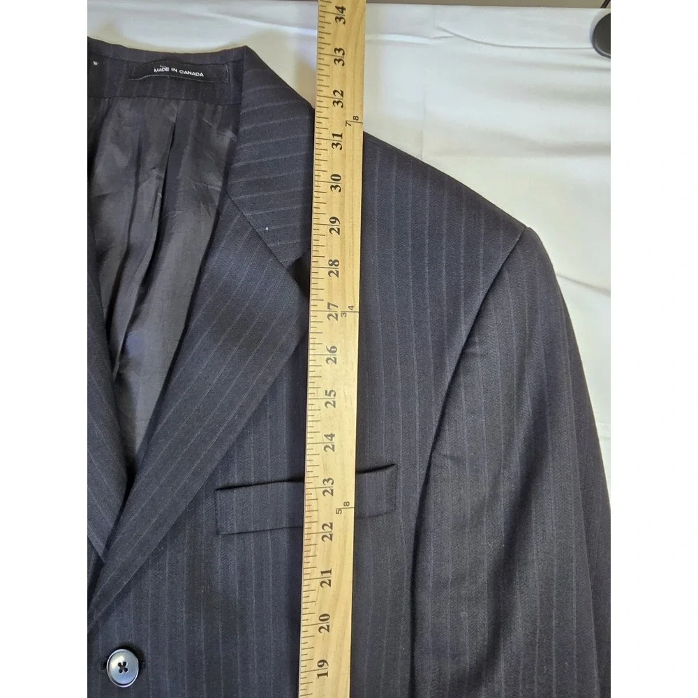 DKNY Mens Suit Jacket Pinstripe  36R